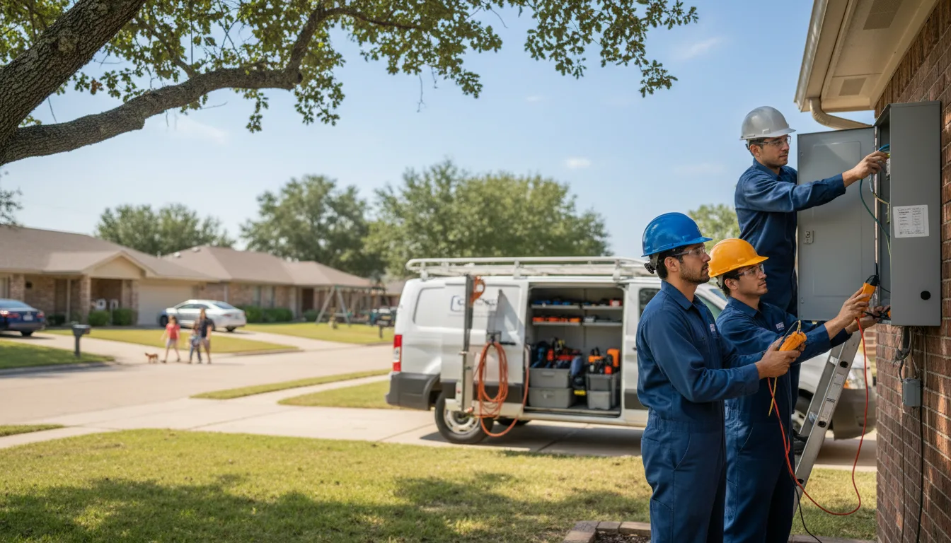 Certified electrician providing emergency electrical services in Curtis, MI